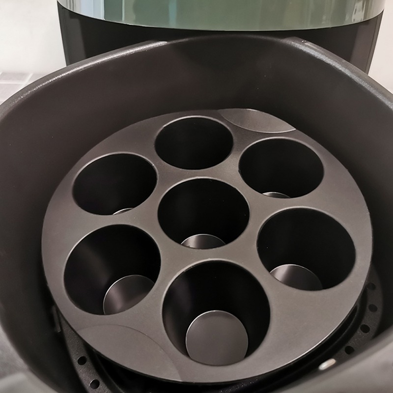 TOCTUS Molde de silicona para muffins, 7 tazas de moldes pequeños para  magdalenas, moldes de silicona antiadherentes reutilizables con tamaños –  Yaxa Colombia