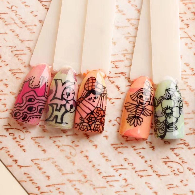 Nail Art Graffiti Pen Waterproof Drawing Painting Liner - Temu