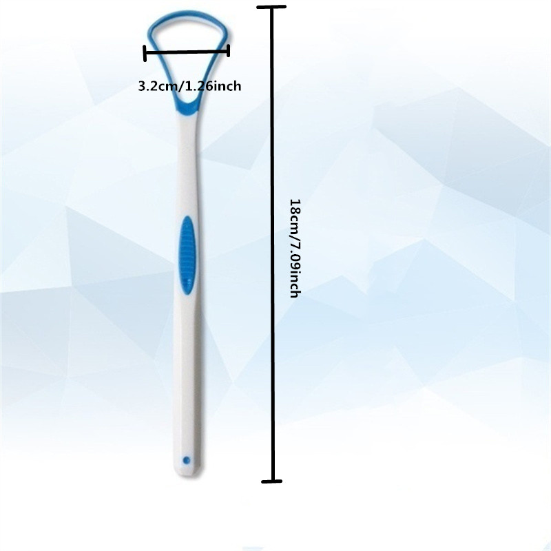 Random-Colored Tongue Scraper with Postcard