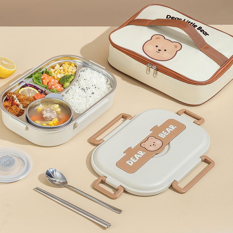 Dear Bear 304 Stainless Steel Thermo Food Storage / Bento Box