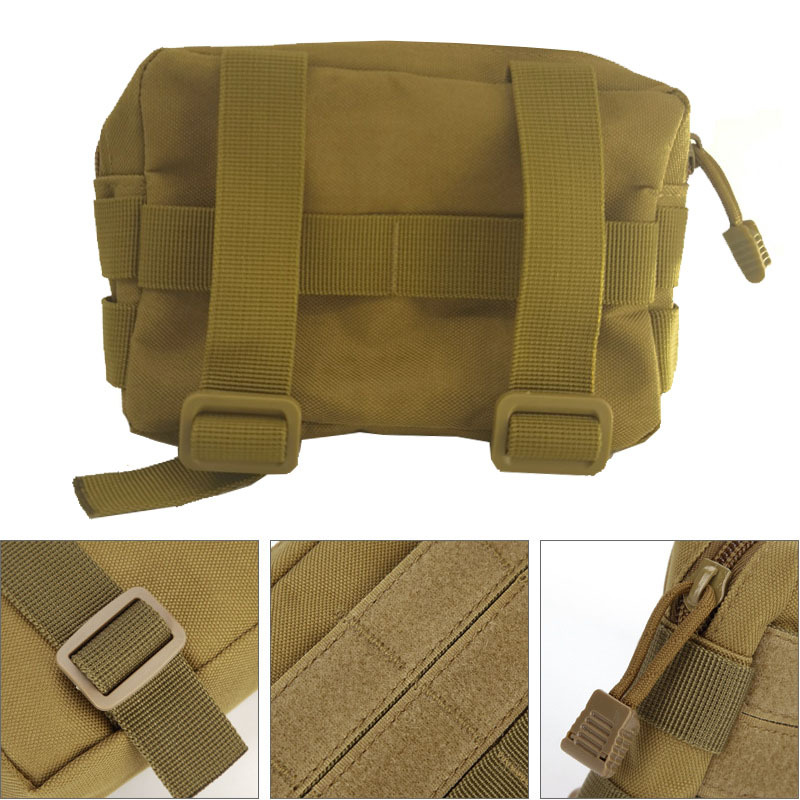 UBORSE Borsa tattica 2PCS con sistema Molle, pratico marsupio impermeabile,  borsa accessori multifunzionale per l'allenamento all'aperto su