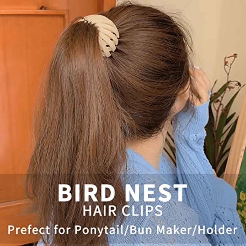 Magic Hair Pins Clips Bird Nest Shaped Hair Holder Matte Hair Ring
