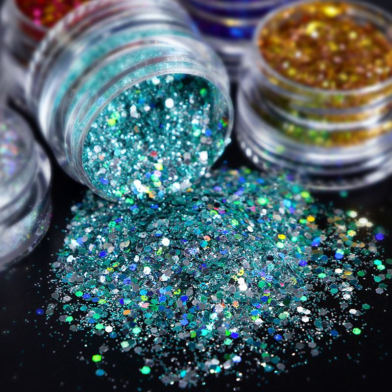10 Color Fine Nail Glitter Powder sparkling Colorful Nail - Temu