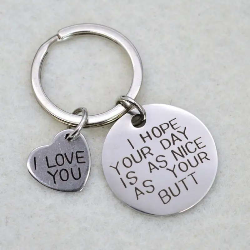 To My Love Keychain Gift For Boyfriends, Girlfriends, Husbands, Wives -  Temu Japan