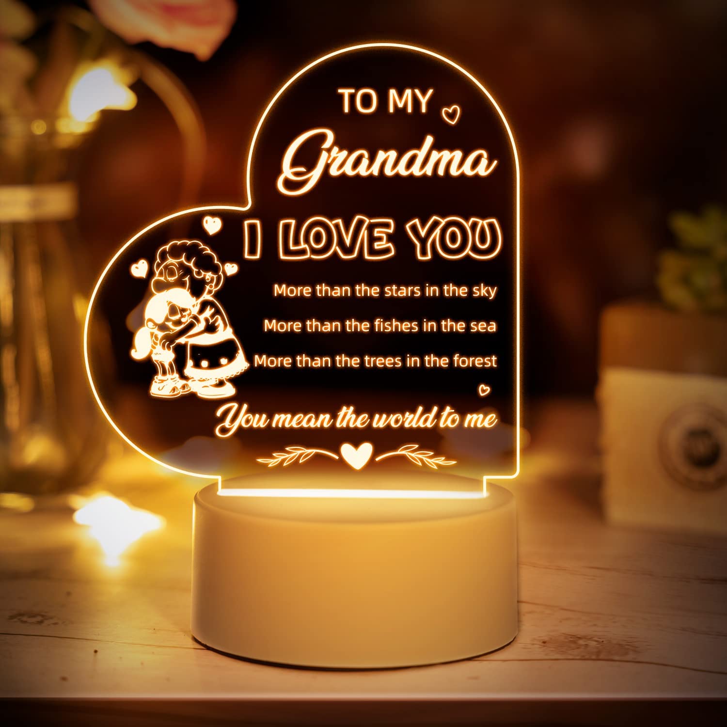 Grandma Gifts From Granddaughter Grandson Grandma Christmas - Temu