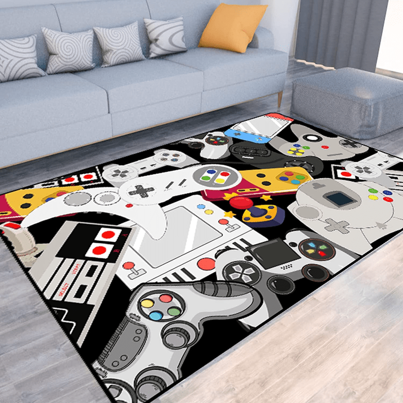 Alfombras creativas para Gamer Gaming Xbox, alfombras para sala de estar,  dormitorio, juego decorativo para niños, alfombra antideslizante para suelo,  alfombra para área de juegos para niños, regalo – Los mejores productos
