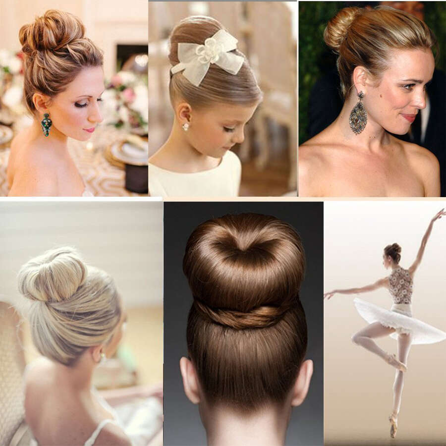 Hair Donut Bun Maker Clips Hair Styling Tool Accessories