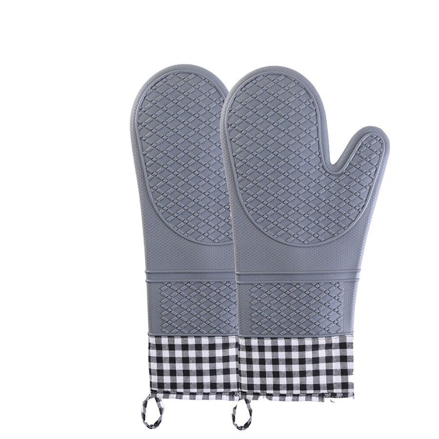 Dropship 1pc Silicone Oven Mitts; Heat Insulation Pad; Nordic