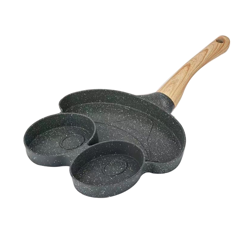 Holes Egg Frying Pan Hamburger Nonstick Pot Aluminum Alloy Cooking Saucepan  Heart Shaped Omelet Cookware With Wooden Handle Best Nonstick Pans From  Sophine11, $23.35