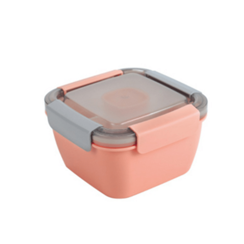 1PC 1.5L Portable Double Layered Lunch Box, Office School Lunch