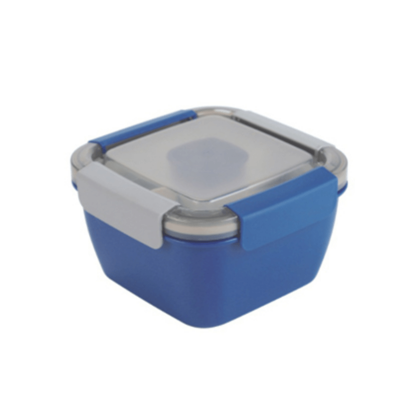 1PC 1.5L Portable Double Layered Lunch Box, Office School Lunch