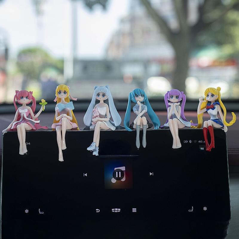 RVM Toys Anime Set of 6 Haikyuu Action Figures 911 cm for Car Dashboard  Cake Decoration Office Desk and Study Table Multicolor