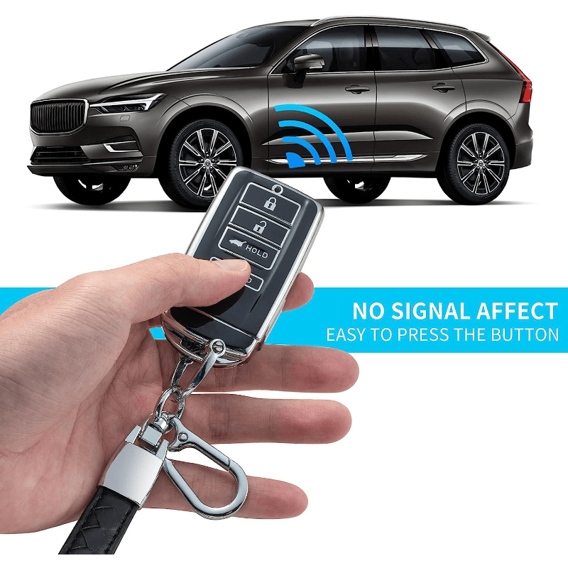 1set Car Key Case & Keychain Compatible With Volkswagen, Key Fob Cover