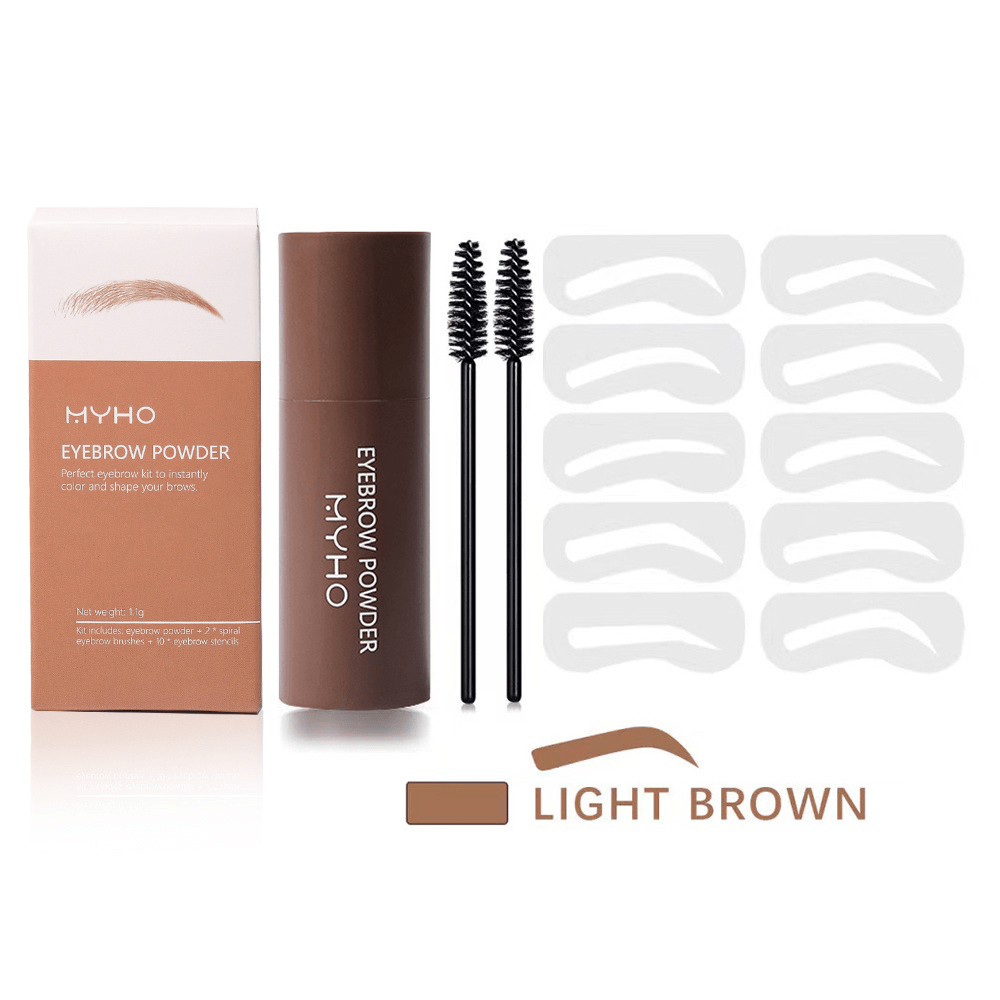 Eyebrow Stamp Stencils Kit for One Step Brows