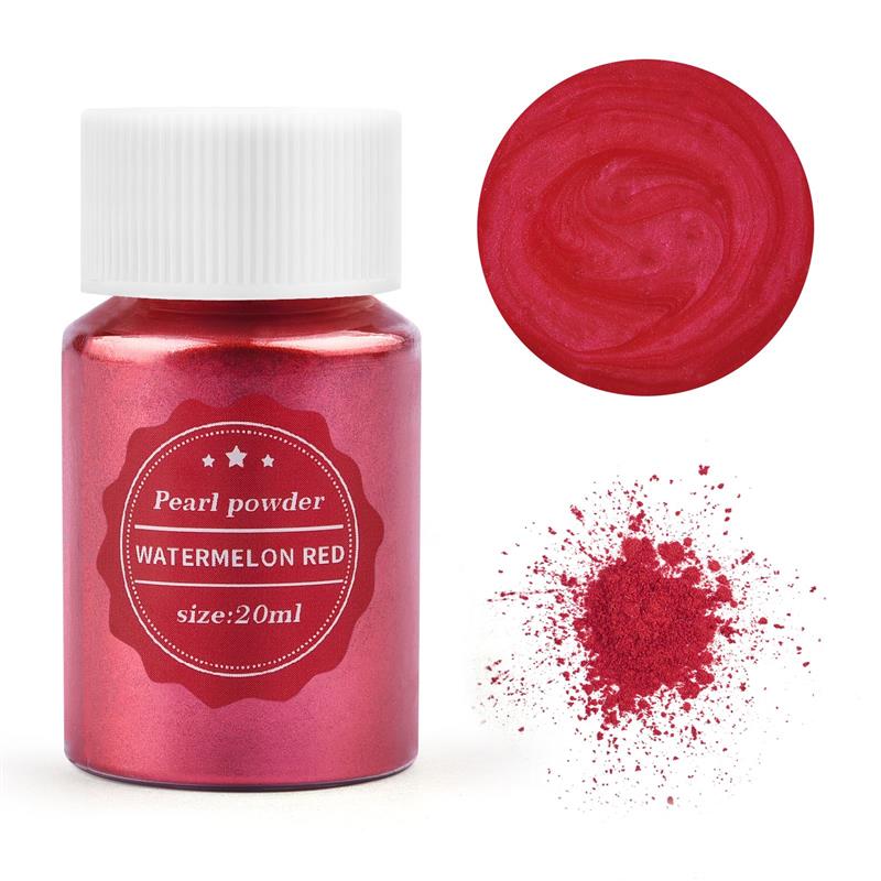 Watermelon Red Epoxy Color Powder by Pigmently