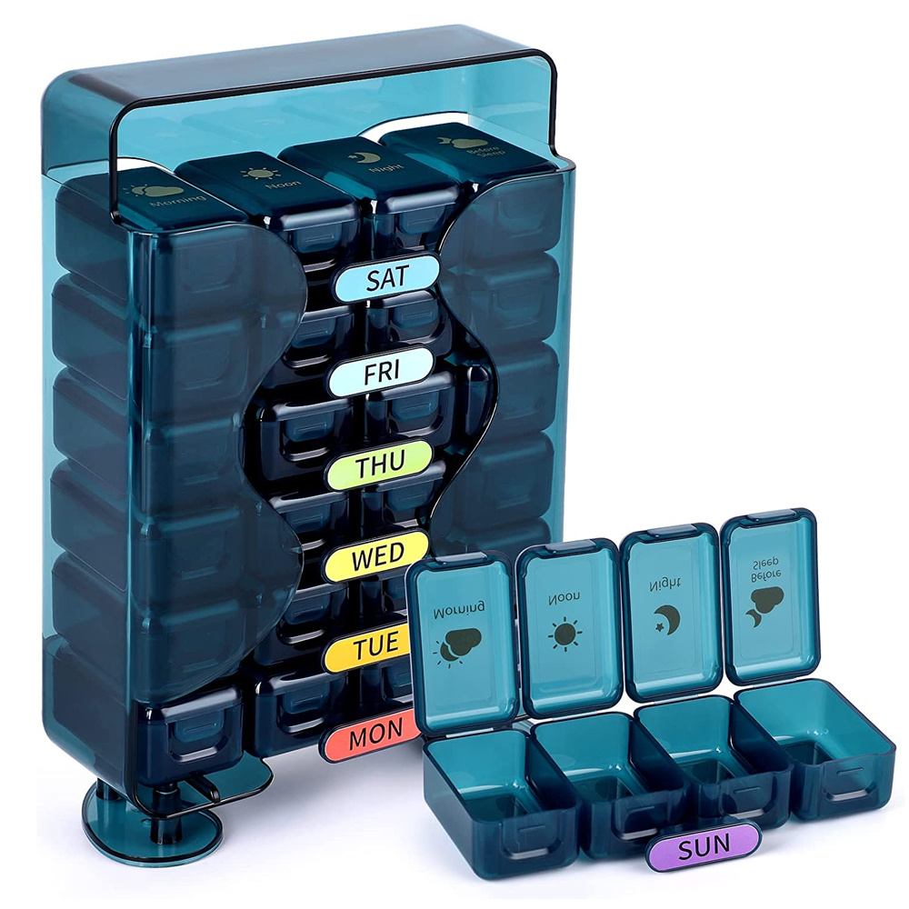 4 Day Travel Pill Organizer Box
