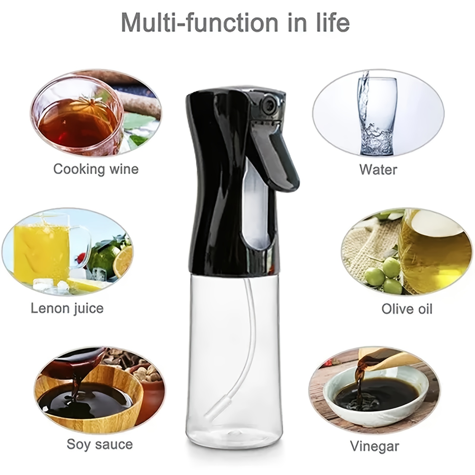2-in-1 Oil Dispenser Bottle With Brush - Convenient Liquid Seasoning Bottle  For Kitchen Supplies - Big Capacity Olive Oil Sprayer For Popcorn, Butter,  And More - Multifunctional Kitchen Tool - Temu