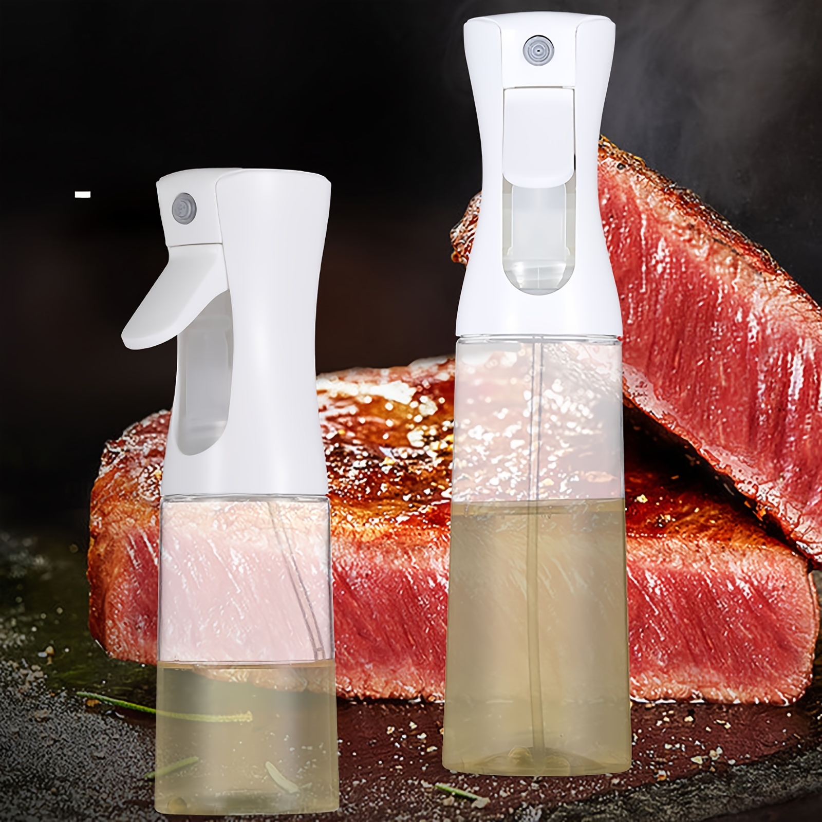 1 Dispensador De Botella De Aceite De Plástico De 300 Ml, Botella  Pulverizadora De Aceite De Cocina, Pulverizador De Aceite De Oliva Para  Cocinar Asar A La Parrilla, Accesorios De Cocina, Artículos