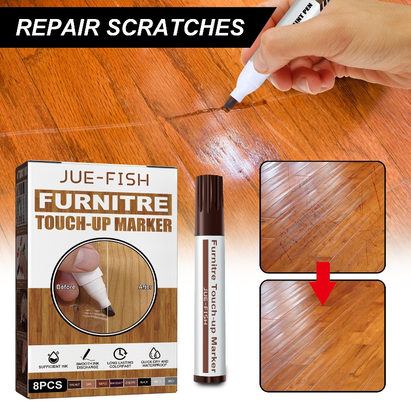 Furniture Scratch Marker 3 Shades Touch Up Pen Laminate Wood Floor Marks  Repair