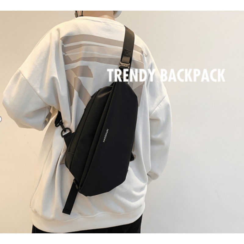 New Men's Chest Bag Crossbody Bag Travel Small Backpack Oblique Bag Men's  Sports Bag - Temu