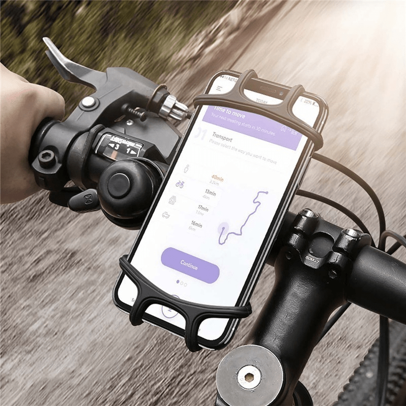 Support Téléphone Vélo - Universel Silicone 360° Rotation - 4,0-6