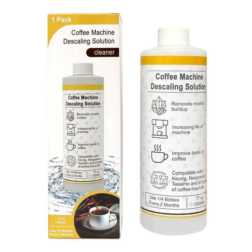 Descalcificador (2 usos por botella) – Solución descalcificadora universal  para Keurig, Nespresso, Delonghi y todas las máquinas de café y espresso de