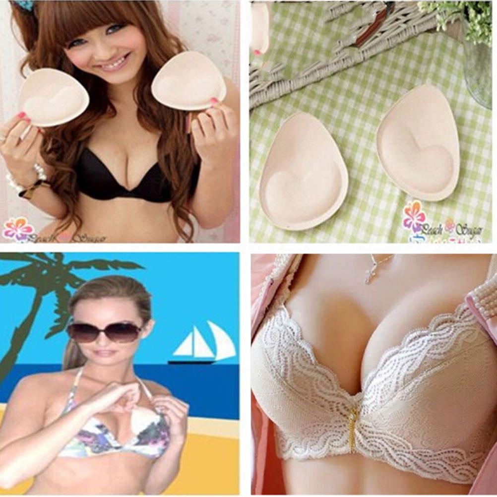 Women Silicone Bra Pads Inserts Breast Enhancer Bust Push up Pads