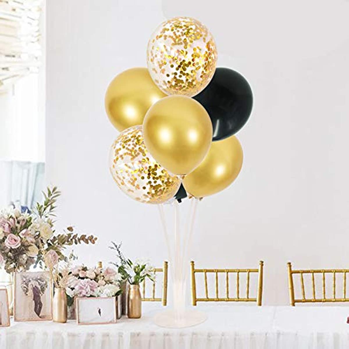 Set of 4 28 Table Stand Balloon Stick w cap Kit Centerpiece Wedding  Birthday US