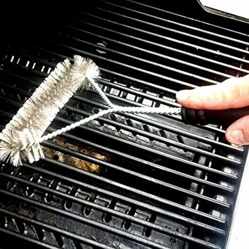 BBQ Grill Barbecue Kit Cleaning Brush Stainless Steel Cooking