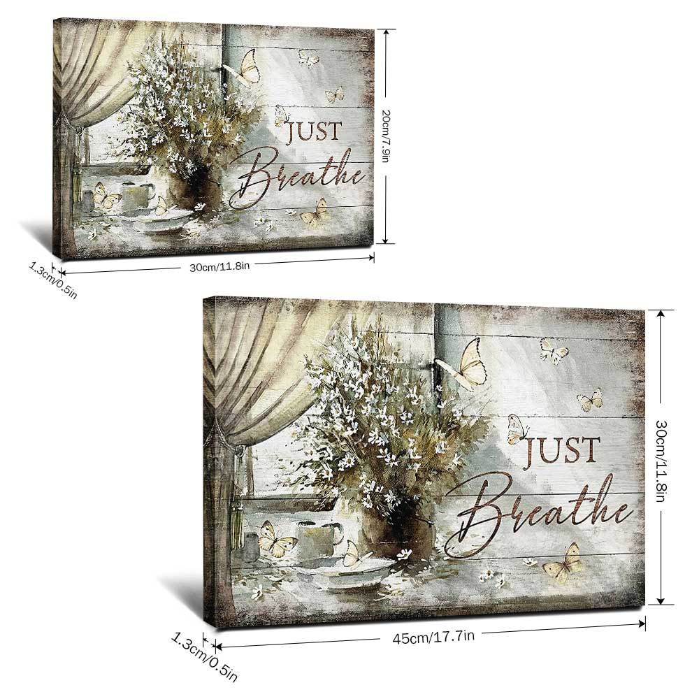 Just breathe Canvas Collection Tagged tea pot - Wayrumble