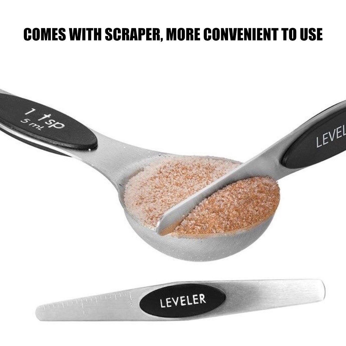 Self-Leveling Measuring Spoons Set (Set of 4 )