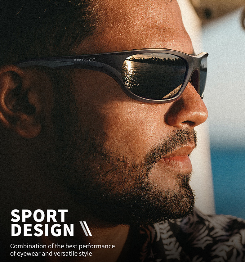 SHXX Polarized Sunglasses for Men Women UV Protection Cycling Sunglasses Sport  Glasses Bike Running Driving Fishing Golf SunglassesXQ-SG1080