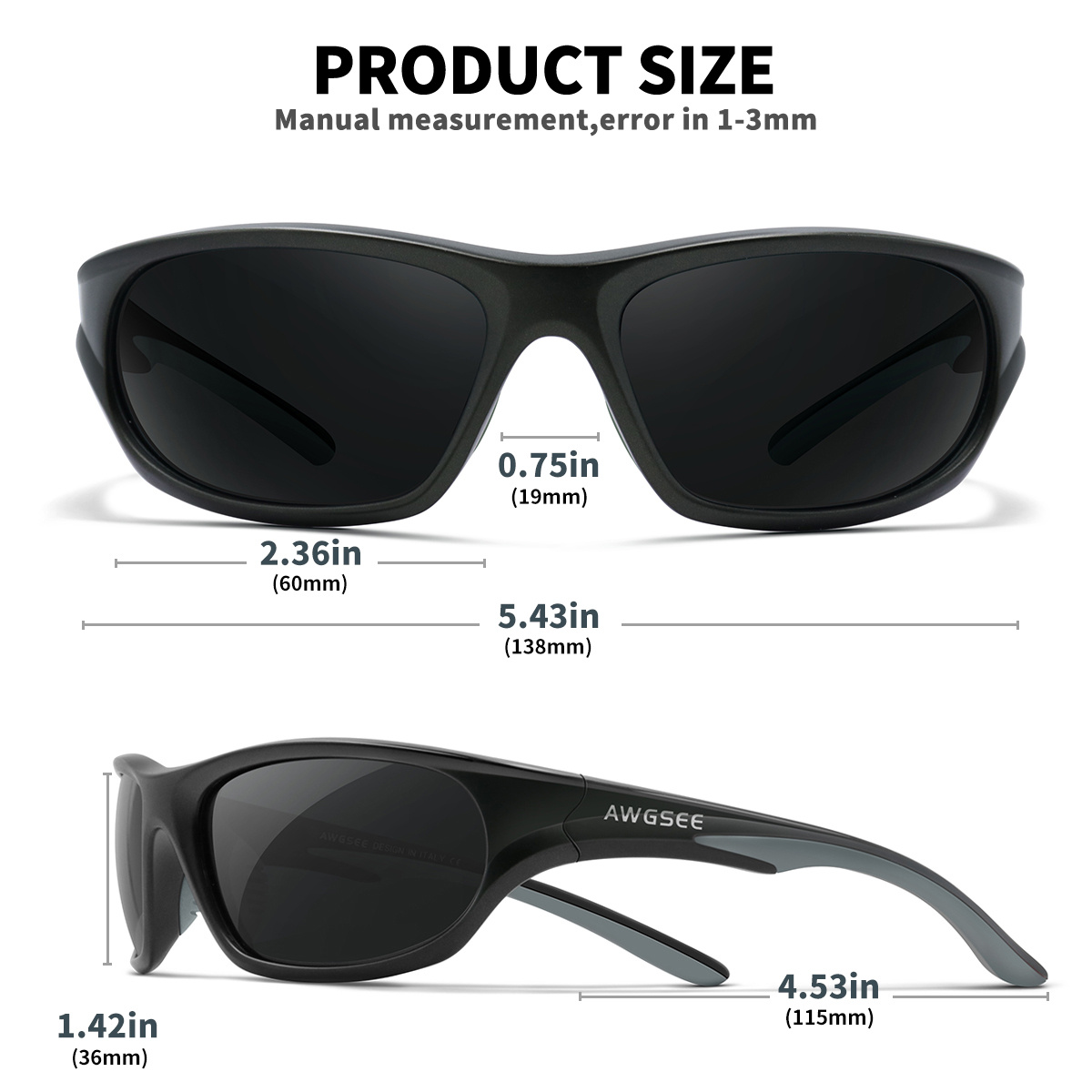 Unisex Polarized Outdoor Sports Sunglasses For Cycling Driving Fishing  Running Golf - Jewelry & Accessories - Temu