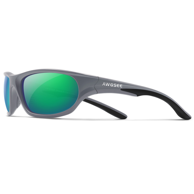Qool Times Rectangle Polarized Fishing Sunglasses for Men Women, Running Hunting Golfing Cycling Hiking Outdoors