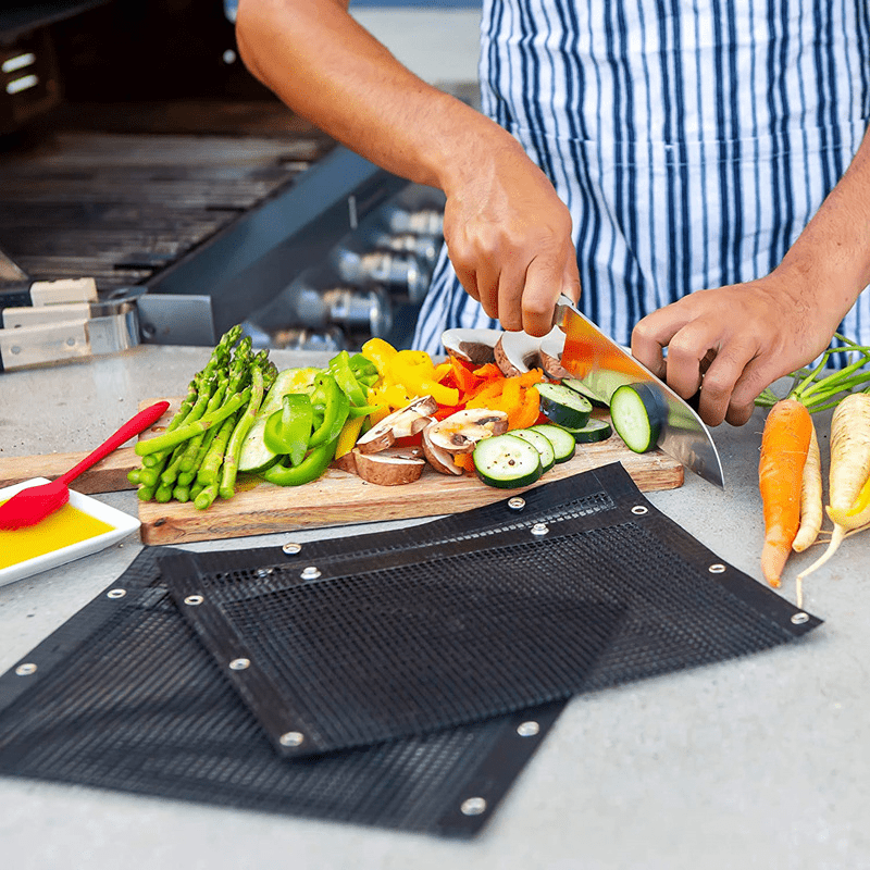 Bbq Mesh Grill Bag, Non-stick Mesh Grilling Bags, Reusable And Easy To  Clean, Vegetables Grilling Pouches Grill Accessories Bbq Tools, Works On Electric  Grill Outdoor Gas Charcoal Bbq, For Outdoor Camping Picnic