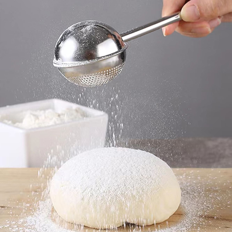 1pc Powdered Sugar Dust Spinner And Flour Stick, Great For Sifting Sugar,  Flour And Spices for restaurant/food truck/bakery
