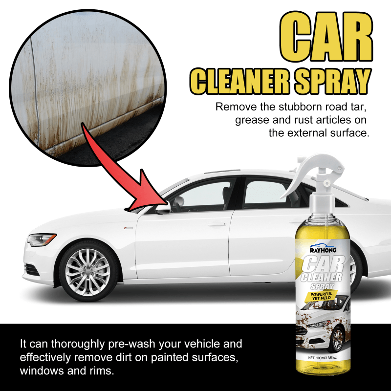 100ml Car Cleaning Spray Car Surface Decontamination Car Paint Cleaner With  Nozzle For Car Exterior Cleaning