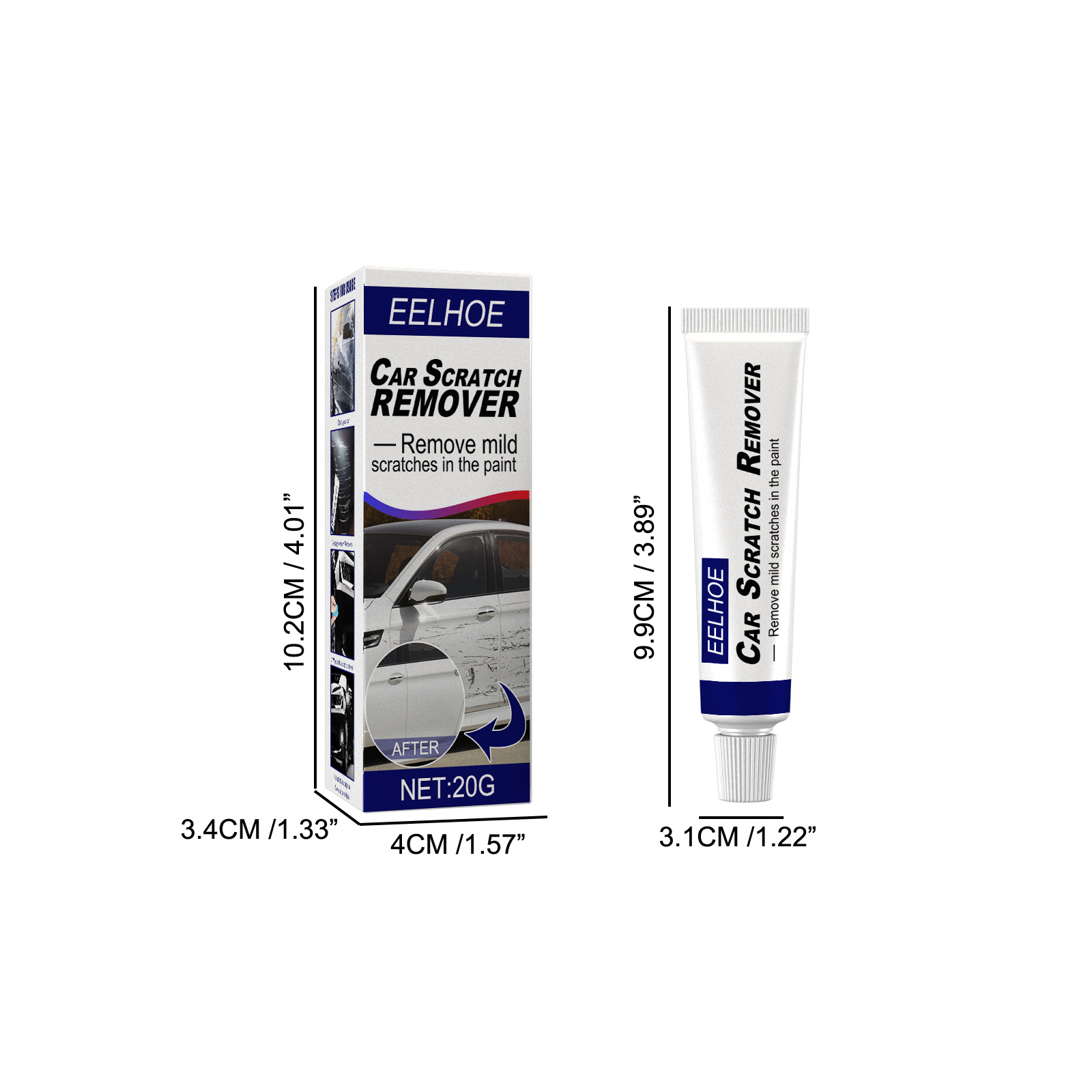 Car Paint Scratch Wax 20g Polish Paste For Car Paint Scuff