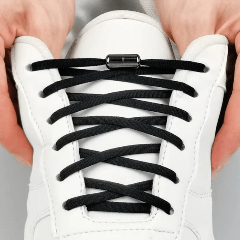 2022 Press Lock Shoelaces Without Ties Elastic Laces Sneaker 8mm