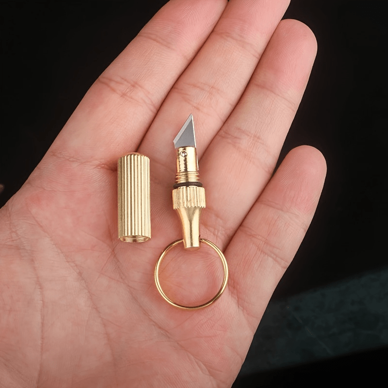 

Mini Capsule Pocket Knife, Unpacking Express Knife Keychain, Car Key Chain