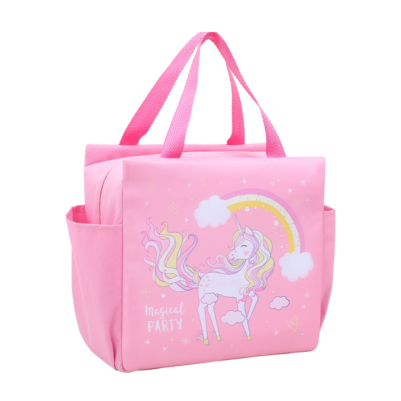 Kawaii Lunch Bag Girl Cute Bear Picnic Thermal Breakfast School