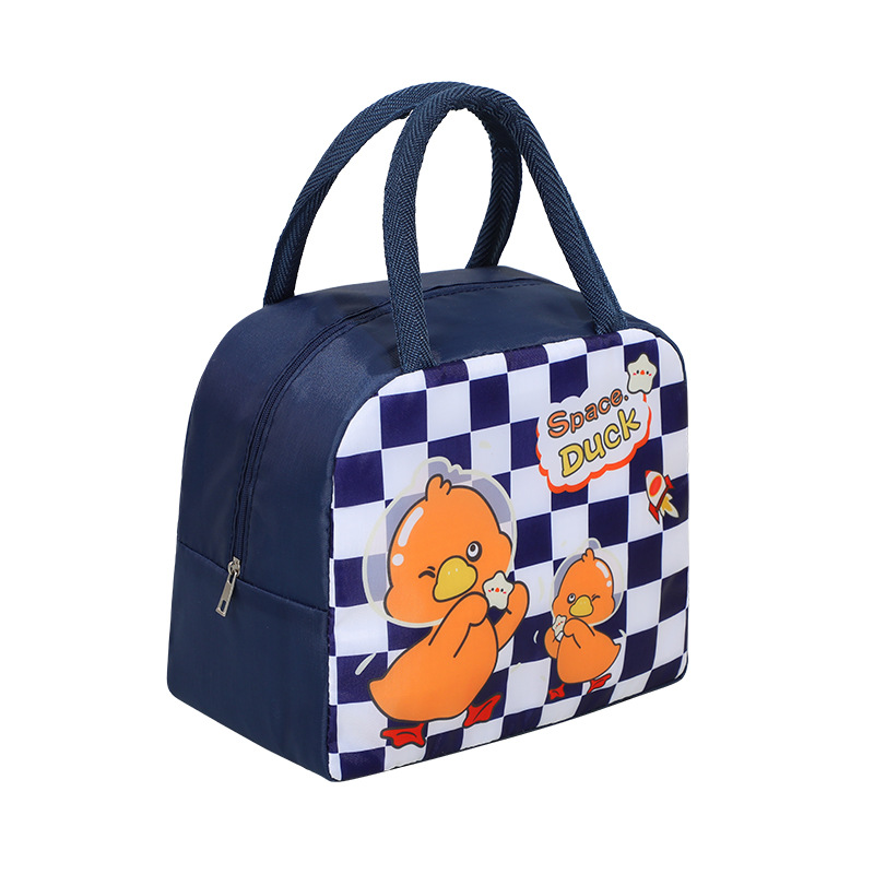 New Cartoon Insulated Lunch Box Tote Bag Hand-held Bento Bag 3d  Three-dimensional Lunch Insulation Bag Aluminum Foil Thickened Lunch Box Bag  - Temu