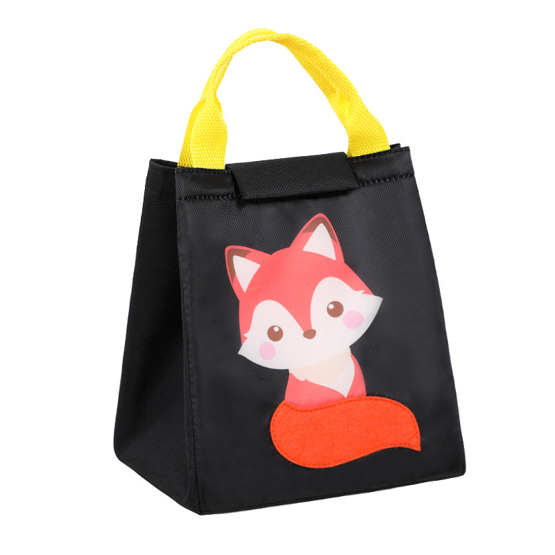 New Cartoon Insulated Lunch Box Tote Bag Hand-held Bento Bag 3d  Three-dimensional Lunch Insulation Bag Aluminum Foil Thickened Lunch Box Bag  - Temu