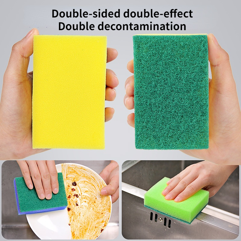 Double sided Dishwashing Sponge Cleaning And Decontamination - Temu