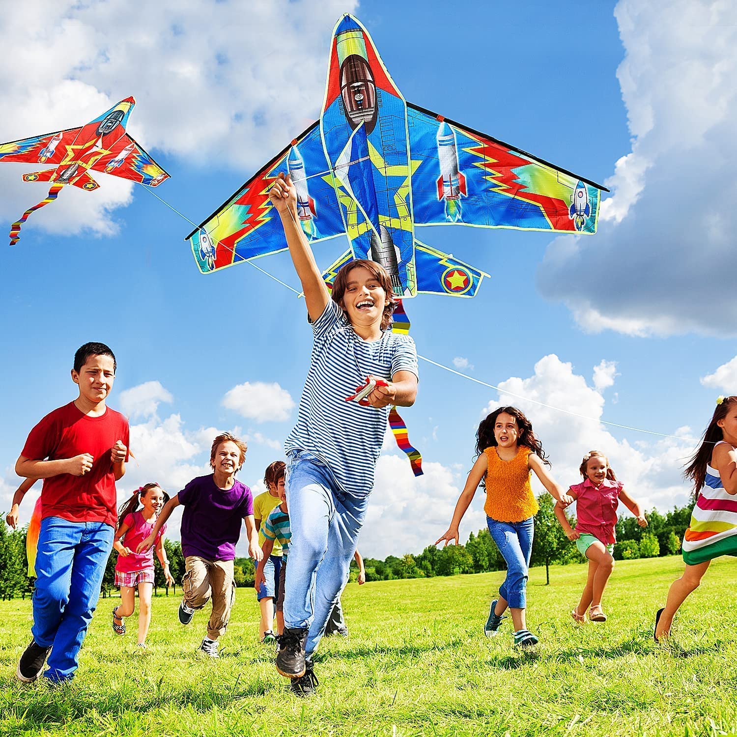 Kites Kids Easy Fly Kids Kites Outdoor Games Activities - Temu