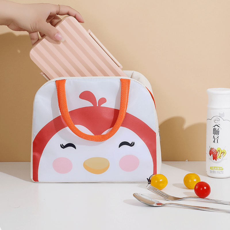 Cartoon Lunch Bag Portable Insulated Thermal Lunch Box Picnic Supplies Bags  Milk Bottle For Women Girl Kids Children New