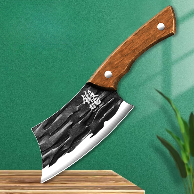 Premium Small Forged Meat Cleaver - Hand Chef Knife With Full Tang Handle  And Leather Sheath - Perfect For Chopping Meat In The Kitchen, Camping, Or  Bbq! - Temu