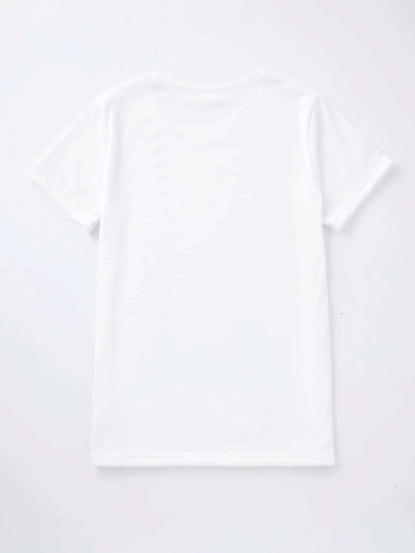 Ice cream Graphic Tee Short Sleeve Summer Casual Sports Tops
