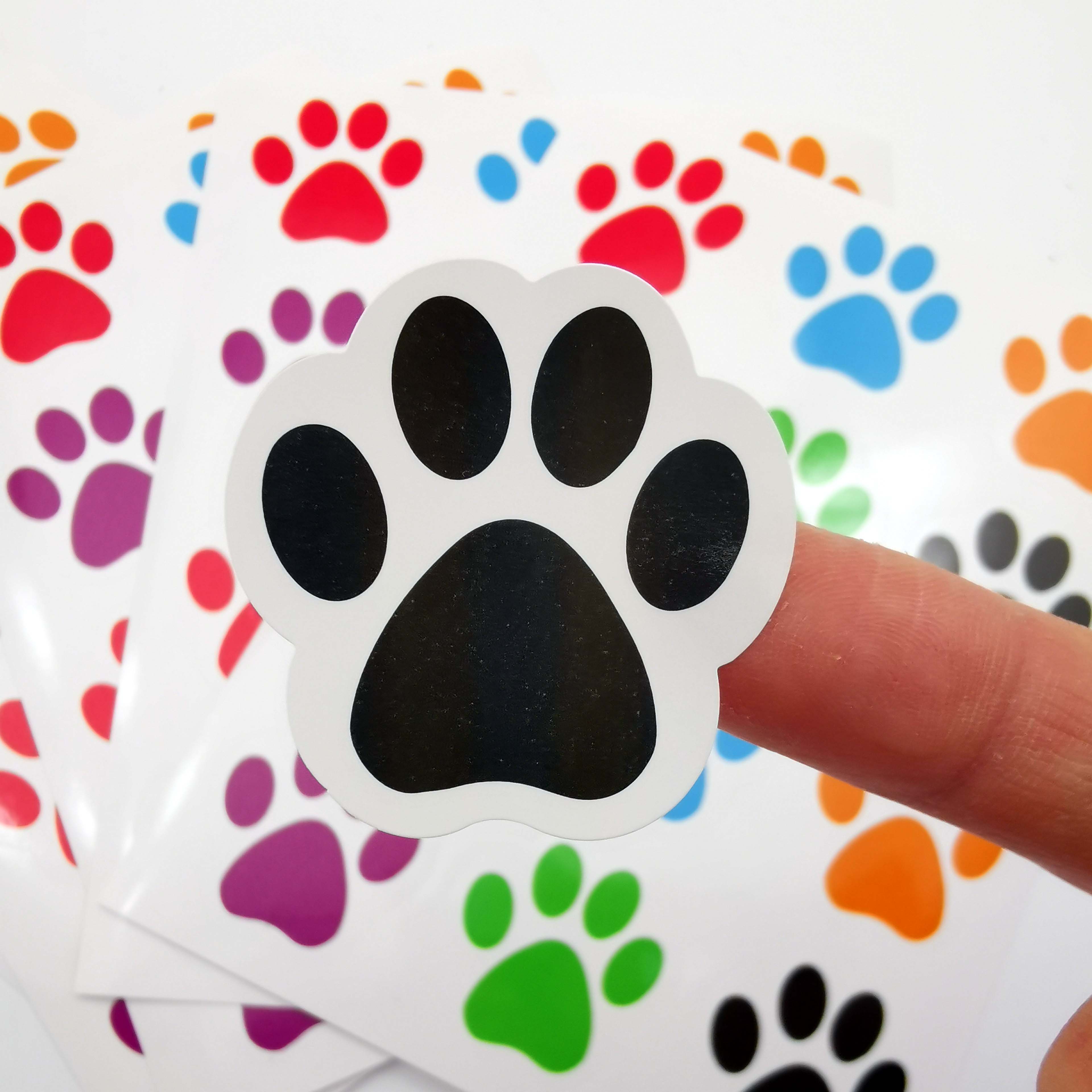 Cool Animal Tiger Print Paw' Sticker