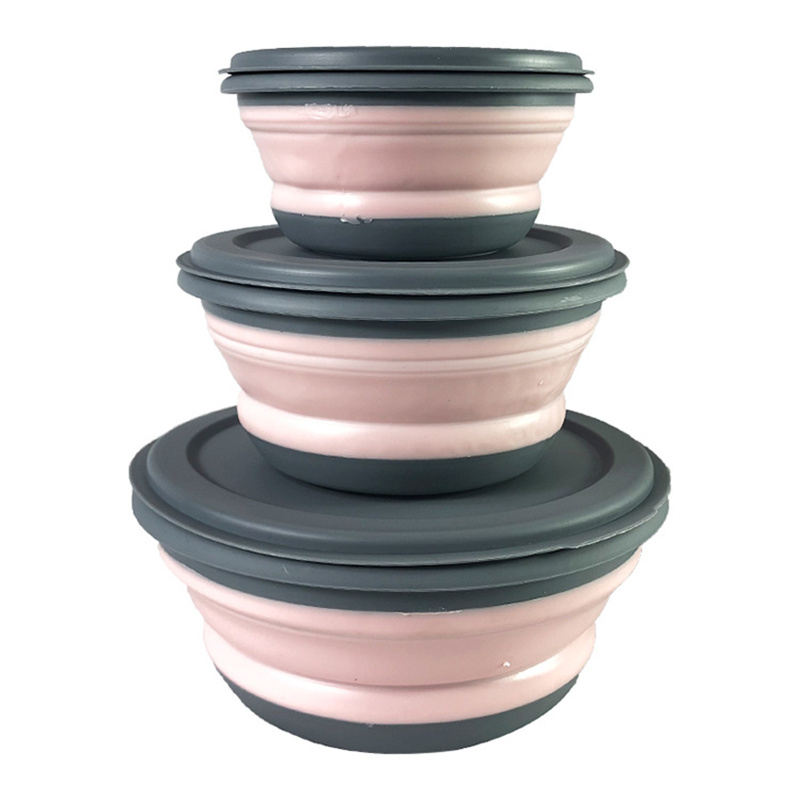 Bowls 3-Pack, Reusable Silicone Bowl Set